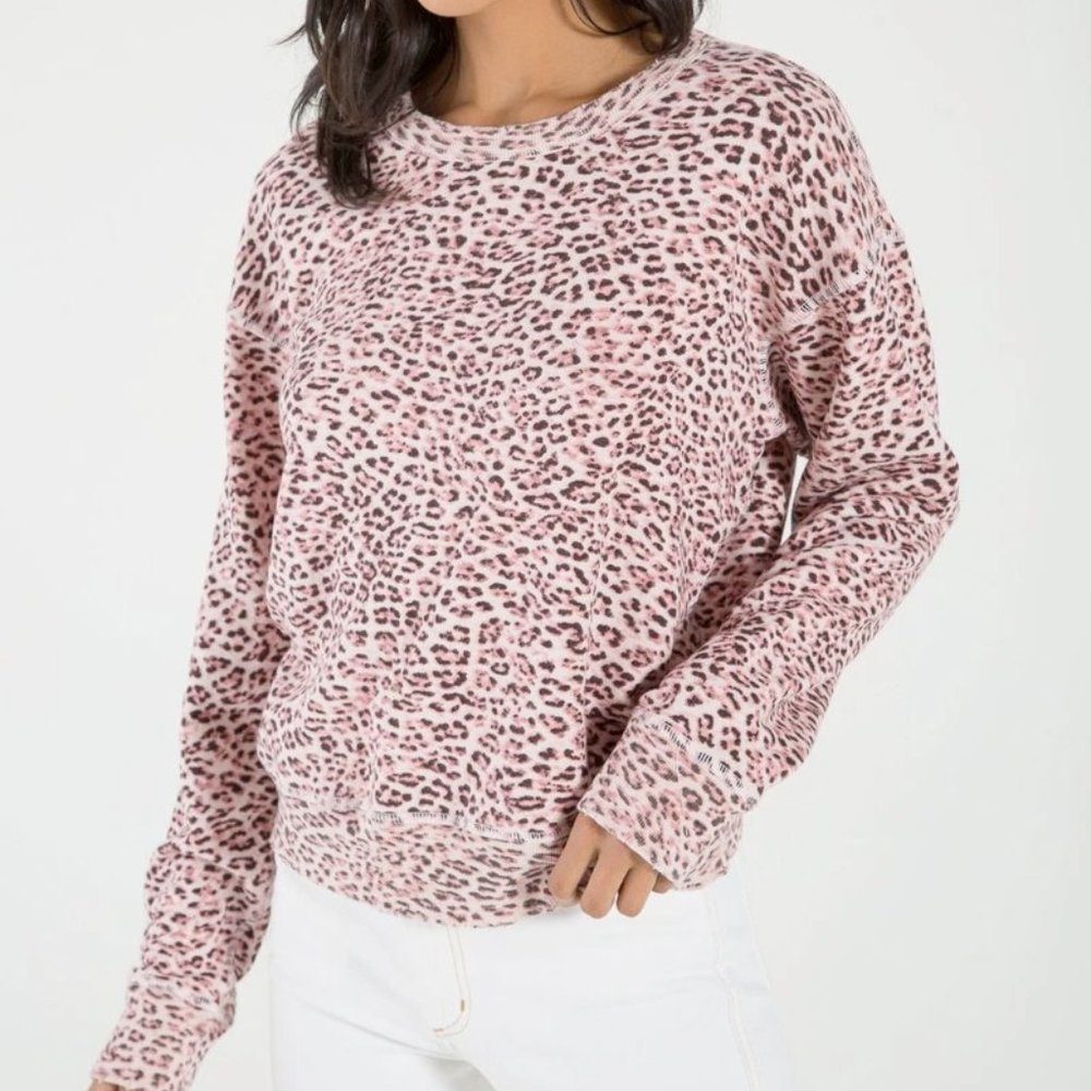 n:PHILANTHROPY Lauren Sweatshirt Blossom Leopard